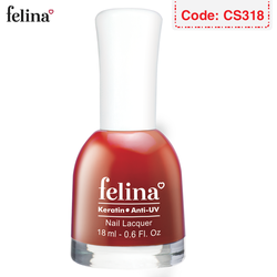 Sơn móng tay Felina 18ml - Màu Đỏ Ớt - Code CS318 - CS318