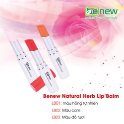 Son dưỡng có màu chống thâm môi Benew Natural Herb Lip Balm - SONDUONG