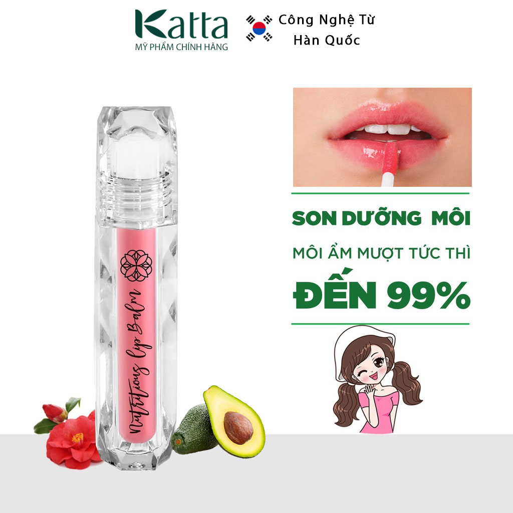 Son dưỡng môi Truesky màu hồng nhạt giúp môi hồng hào, giảm tình trạng thâm môi và nứt nẻ 3ml - Nutritious Lip Balm-Katta-TS-019-3ML