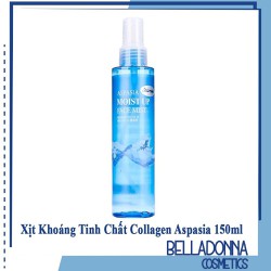Xịt Khoáng Tinh Chất Collagen Aspasia Moist Up Face Mist Collagen 150ml - aspasia-xanhduong