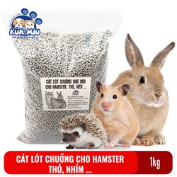 1kg Cát sand lót chuồng khử mùi và làm mát cho hamster, thú cưng nhỏ, tinh chất bentonite thấm hút và khử mùi hiệu quả - PVN2781