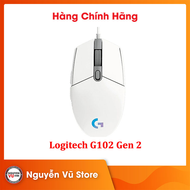 Chuột Gaming Logitech G102 Gen2 Lightsync - Hàng Chính Hãng