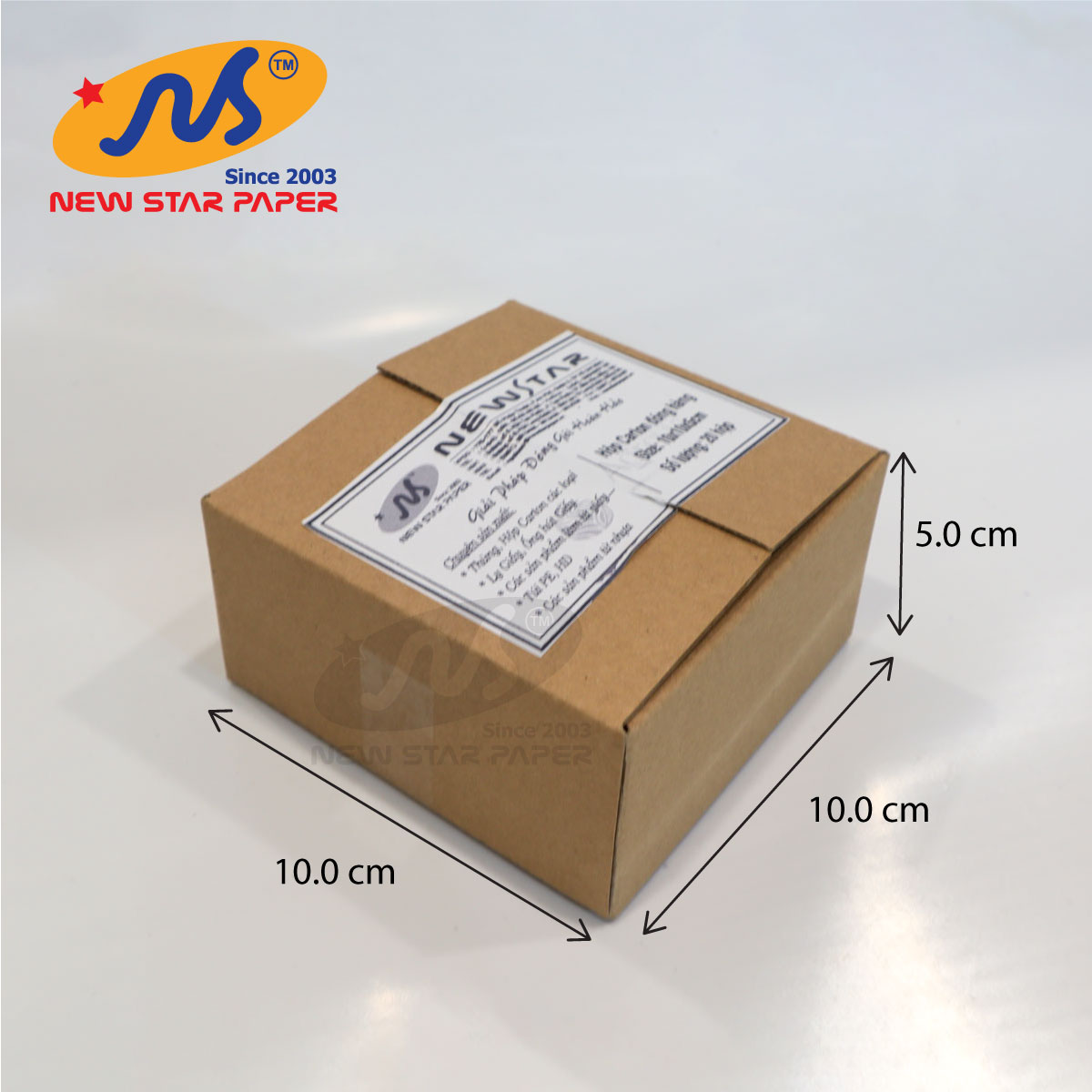 [HCM]10x10x5cm - Bó 20 hộp giấy carton