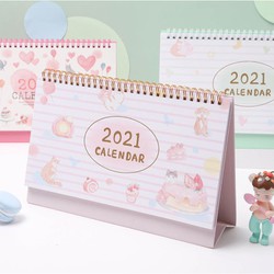 Lịch Để Bàn 2021 Dessert House Cat Desk Calendar - 090501201