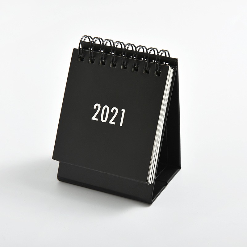 Lịch Để Bàn Mini 2021 Màu Pastel Size 7x10cm