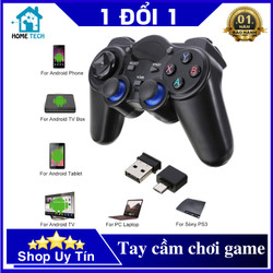 Tay Cầm Chơi Game Không Dây Cho PC / Xbox360 / Android TV / Smartphone/ Laptop 850M - cổng OTG Type-C (Micro USB) - Tay Cầm Game PC (K)