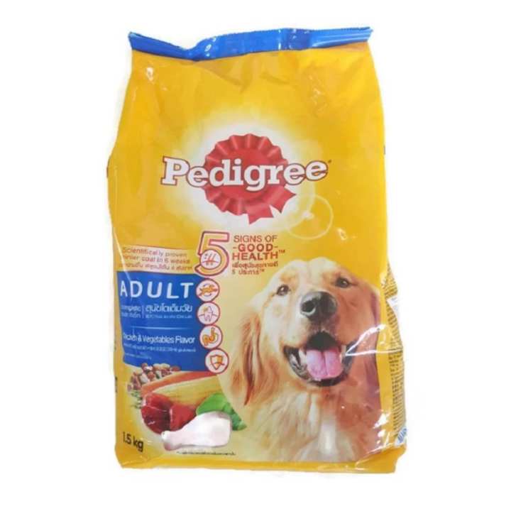 Thức Ăn Cho Chó Vị Gà Và Các Loại Rau Củ Pedigree Dạng Túi 1.5kg