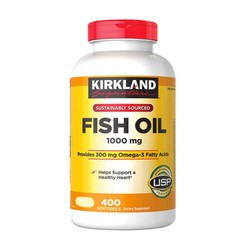 Viên uống Dầu cá Kirkland Signature Omega 3 Fish oil 400 Viên nhập từ Mỹ - 128