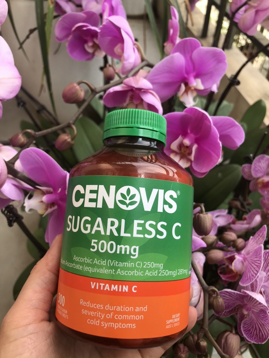 Viên uống không đường Vitamin C - Cenovis Sugarless C 500mg (300 viên)