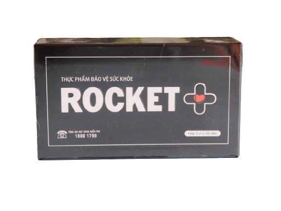 Viên uống Rocket+ Sao Thái Dương cải thiện sinh lý nam - Bổ thận nam, dưỡng thận hàng ngày, tăng cường sức khỏe sinh lý nam - hộp 45 viên