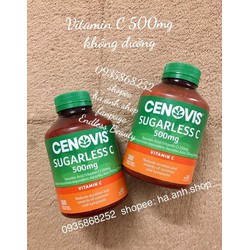 Vitamin C Cenovis 500mg 300 viên- dòng vitamin c tách đường - Vitamin C Cenovis 500mg