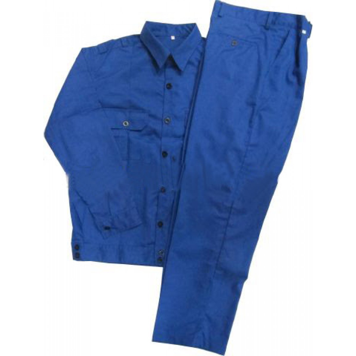 Bộ quần áo bảo hộ màu xanh công nhân