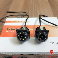 Camera lùi 8 LED, Hồng ngoại chống nước chất lượng cao cho ô tô - CAMLUI8LED