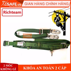 Dây đai an toàn điện lực Richteam - 2 móc thép - ATTC-RICHTEAM