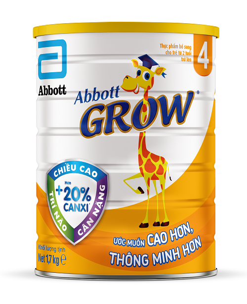 [GIẢM 30K ĐƠN 499K] Sữa bột Abbott Grow 4 G-Power Hương Vani 1.7kg