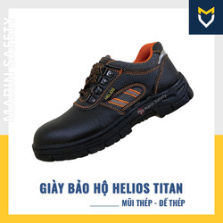 Giày bảo hộ lao động Helios Titan, có mũi thép bảo vệ chân, đế lót thép chống đâm xuyên - MRG-HELIOS