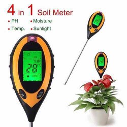 Máy đo độ pH đất độ ẩm ánh sáng nhiệt độ dụng cụ đo pH 4 in 1 - 578