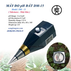 Máy đo pH đất và độ ẩm của đất DM - 15 Nhật - DM15