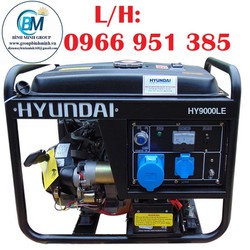 Máy phát điện 6kw chạy xăng đề nổ hyundai HY9000LE - HY9000LE