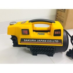 Máy rửa xe máy ô tô áp lực cao 2500w SAKURA Nhật Bản- 100 dây đồng dây 15m kèm bình bọt - 5333594588