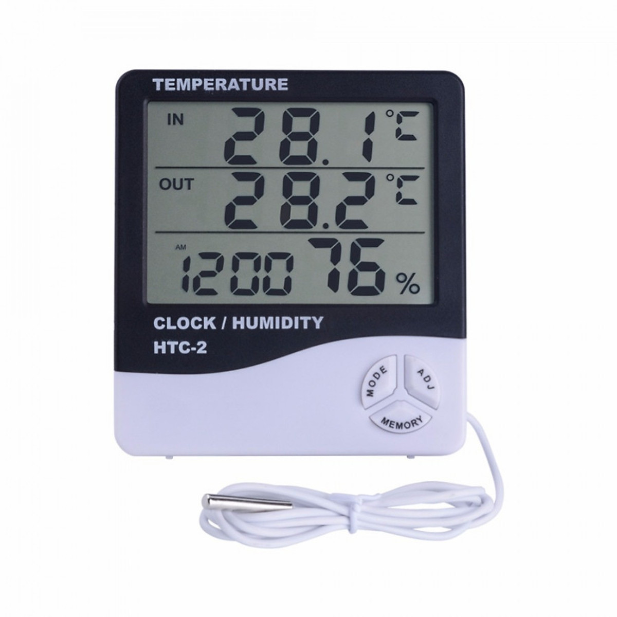 Đồng hồ đo nhiệt độ độ ẩm HTC-2