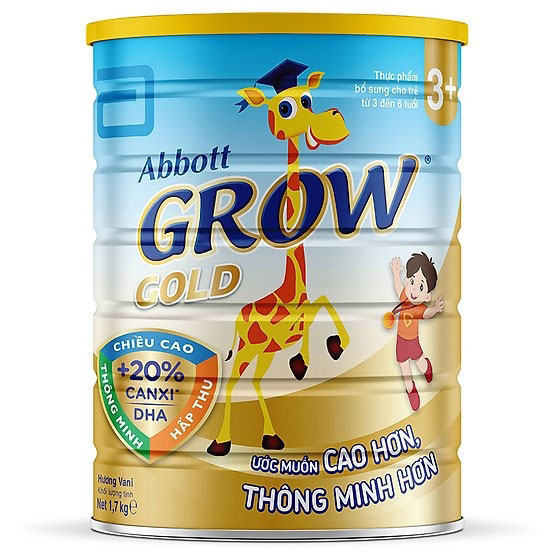 SỮA ABBOTT GROW GOLD 3+ LON 1700G