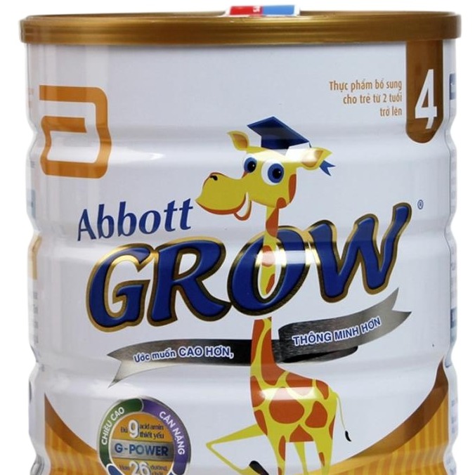 Sữa bột Abbott Grow 4 lon 900g (cho bé trên 2 tuổi) - HSD luôn mới