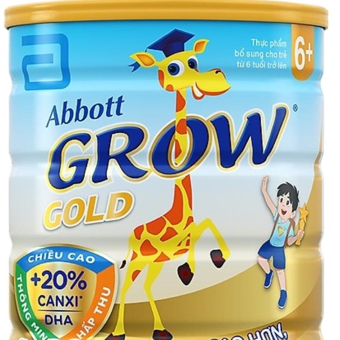 Sữa Bột Abbott Grow Gold 6+ Hộp 900g (trẻ từ 6 tuổi trở lên)- HSD luôn mới