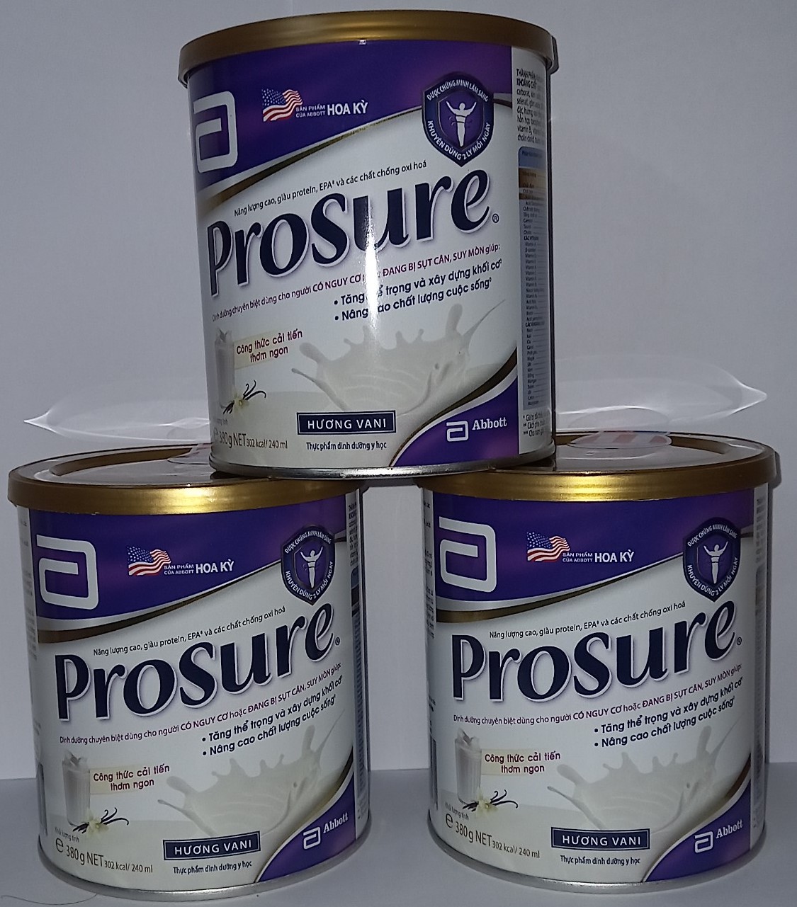 Sữa Prosure Abbott dành cho người bị ung thư 380g - Hàng chính hãng - [Date mới]