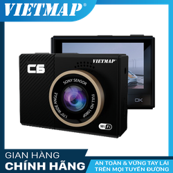 VietMap C6 Camera Hành Trình Ô tô + Kết Nối WiFi + Thẻ Nhớ 32GB - C6 Camera Hành Trình Ô tô