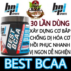 BPI BEST BCAA - PHỤC HỒI VÀ PHÁT TRIỂN CƠ BẮP (30 LẦN DÙNG) - BPI Sports Best BCAAs đem lại cho bạn nhiều h