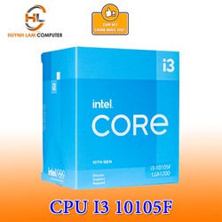 CPU Intel Core i3 10105F 3.70GHz 4 Nhân 8 Luồng 6MB Cache chính hãng Viễn Sơn Phân Phối - LKCPU045