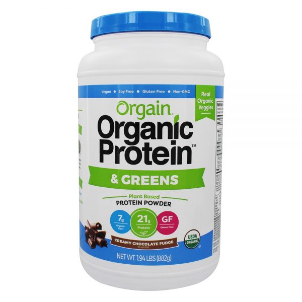 [HCM]Bột Protein Orgain Organic Plant Based & Greens - Hương Chocolate & vanila 882g Mỹ 04/2022