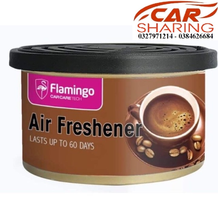 [HCM](FLAMINGO) Sáp thơm Flamingo khử mùi xe hơi cao cấp -Hương Coffee - phụ kiện Carsharing