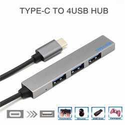 HUB USB Type c to 4 Port USB 3.0 - Cáp chuyển Type C ra 4 cổng USB - TH30
