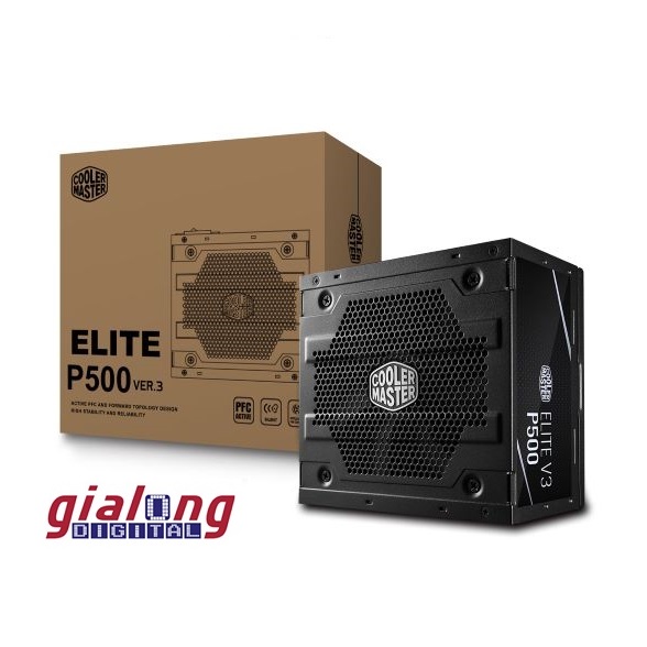Nguồn máy tính Cooler Master Elite V3 230V PC500 500W (Màu Đen)