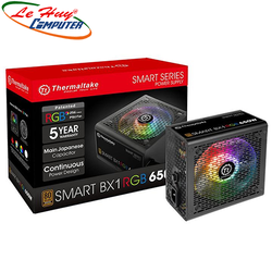 Nguồn máy tính Thermaltake Smart BX1 RGB 650W-Bronze (PS-SPR-0650NHSABx-1) - PS-SPR-0650NHSABx-1