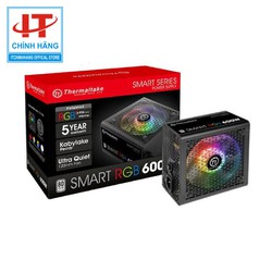 Nguồn máy tính Thermaltake Smart RGB 600W 80 Plus White - Hàng Chính Hãng - Thermaltake 600W