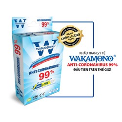 COMBO3 BCS + KHẨU TRANG Y TẾ WAKAMONO – (4 Lớp, Hộp 10 Cái) - Khẩu trang Wakamono