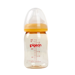 Bình - sữa cổ rộng nhựa PPSU Pigeon vàng 160ml - 8008754