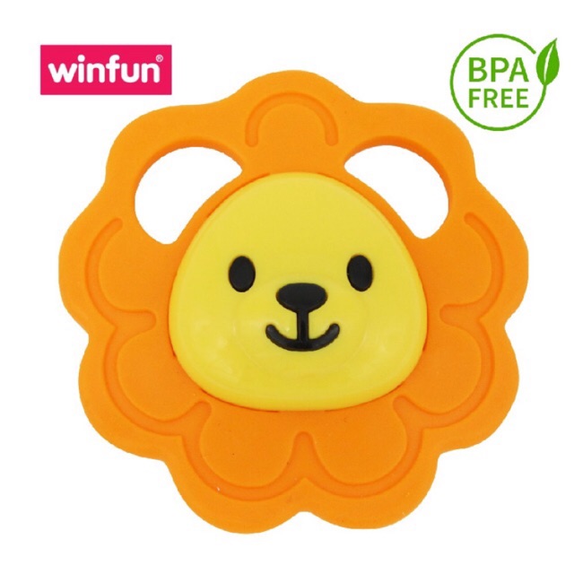 Gặm nướu mềm hình sư tử BPA free an toàn cho bé - Winfun 0164, cam kết sản phẩm đúng mô tả, chất lượng đảm bảo
