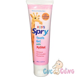 Kem đánh răng trẻ em - Spry hương Bubble Gum - V247