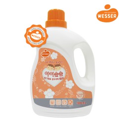 Nước giặt xả Wesser 2in1 hương phấn 3000ml cam nhập khẩu - TNGXW3000P