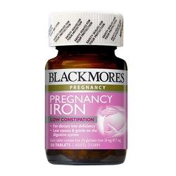 Viên Sắt Cho Bà Bầu Blackmores Pregnancy Iron 30 viên - Viên Sắt Cho Bà Bầu Blackmores Pregnancy Iron