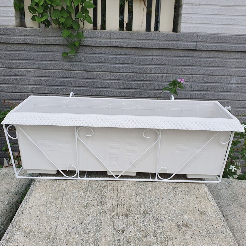 [HCM]Bộ khung treo ban công trồng hoa trồng rau dài 62cm