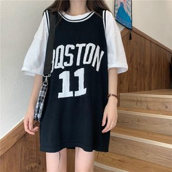 Áo thun bóng rổ unisex trang phục mùa hè phong cách Hàn Quốc thể thao - L3251