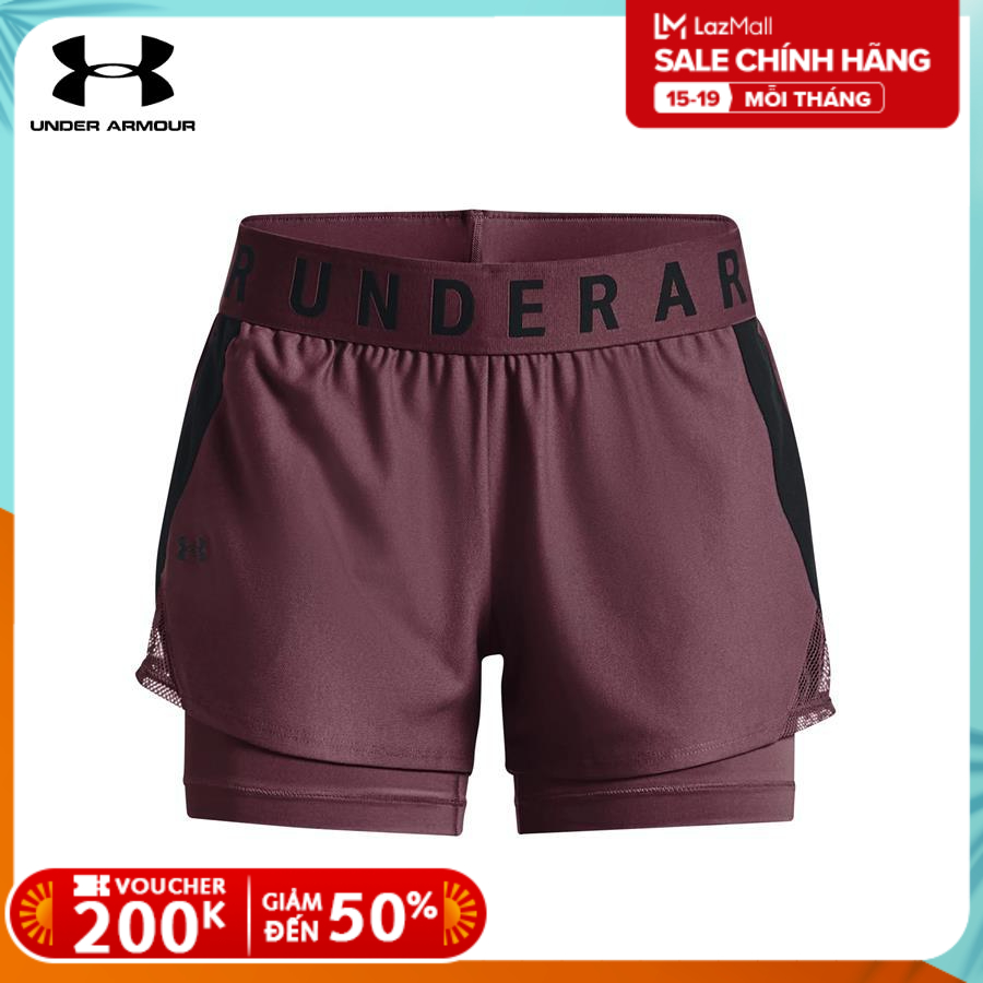 UNDER ARMOUR Quần ngắn thể thao nữ Play Up 2-In-1 1351981-554