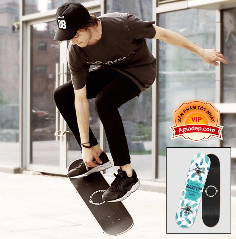 Ván trượt chuyên nghiệp - dành cho thanh thiếu niên - Skateboard Marktop - Hàng xịn xuất Châu Âu (Bản UK)