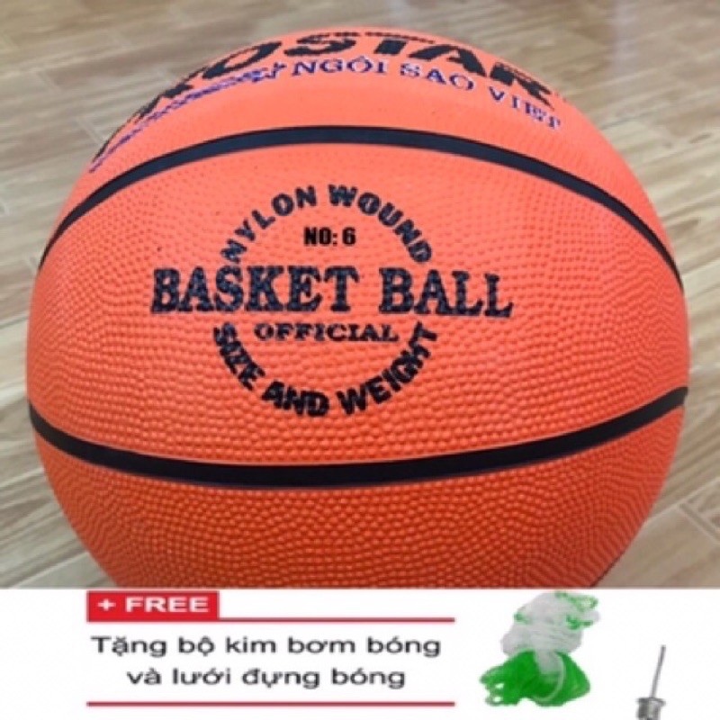 ♝◇☸ Vành bóng rổ 40cm35cm30cm kèm lưới - Bóng rổ cao su size 3567 kèm kim bơm giá rẻ bền đẹp