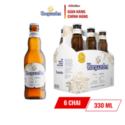 Bia Hoegaarden White Lốc 6 Chai (330ml/chai) - HGWOW330P6